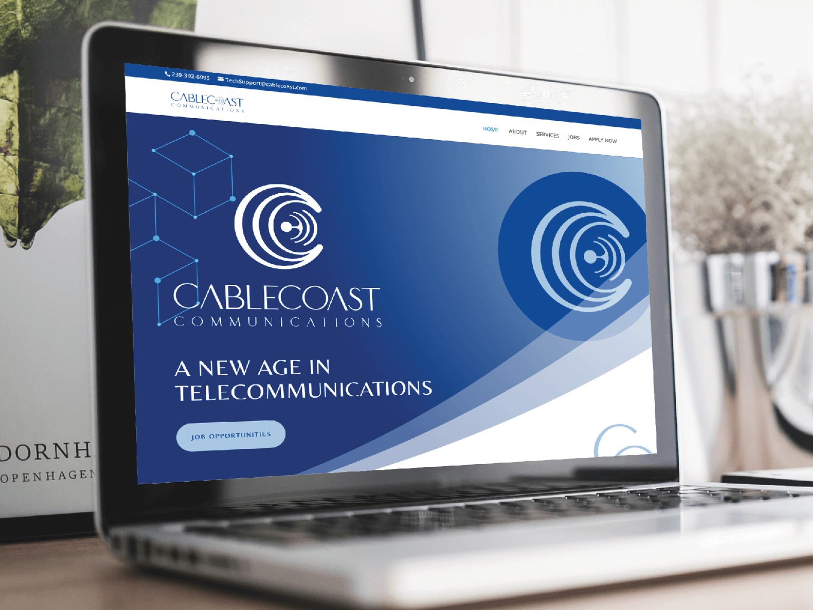 CableCoast website created by Katelyn Cassio with Cassio Marketing Solutions, Naples Logo Designer, and Naples Website Designer in Naples, FL