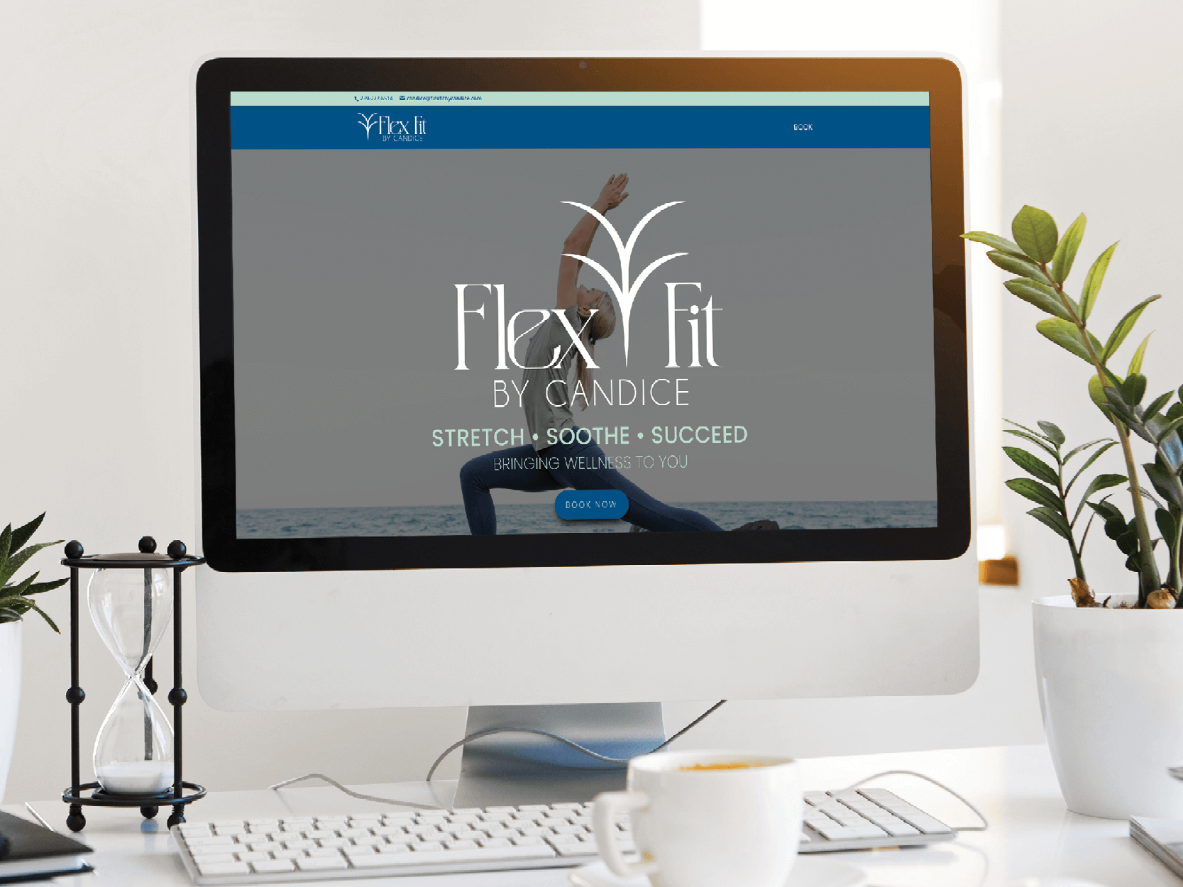 Flex Fit by Candice website created by Katelyn Cassio with Cassio Marketing Solutions, Naples Logo Designer, and Naples Website Designer in Naples, FL